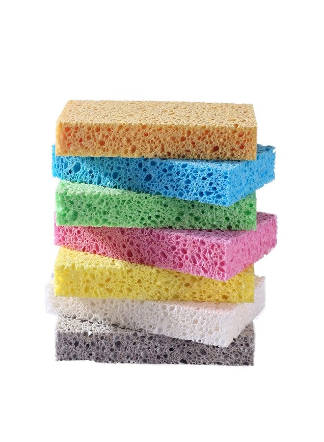 DGSDKD 7 PCS Scrub Sponges, Kitchen Sponges, Multi-use Cleaning Sponge,Dish Sponge,Dish Wand,sponges for Dishes,Household Cleaning sponges,dishwashing Sponge - Image 1